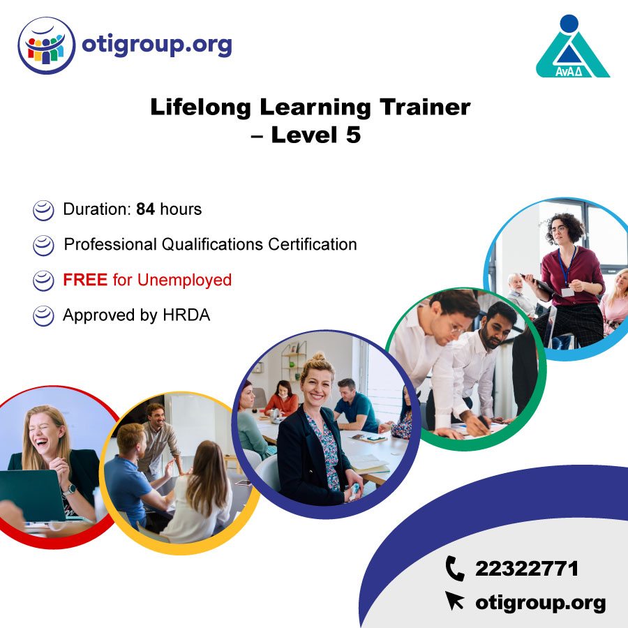 Lifelong Learning Trainer – Level 5 (Comprehensive Training)